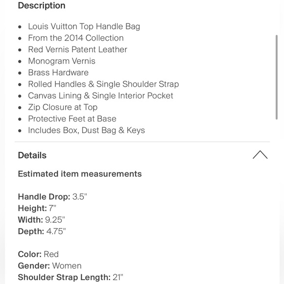 Louis Vuitton Red Vernis Leather Alma BB - Picture 5 of 13